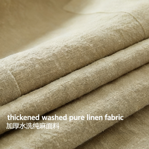 Tablier sans manches réutilisable en <span class=keywords><strong>lin</strong></span> et coton 100% de style <span class=keywords><strong>japonais</strong></span> personnalisé, avec poche et sangle longue ajustable pour salon, spa et usage quotidien - Product Image 6