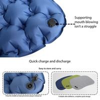 Coussin de siège gonflable léger et portable, imperméable, pour chaise de camping, tapis pour toutes les saisons, activités de plein air, voyages, randonnée