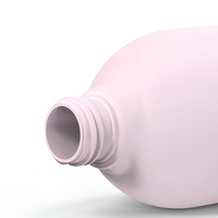 Usine de bouteilles en plastique 300ml 500ml Bouteille de distributeur de shampoing en HDPE à toucher doux de luxe