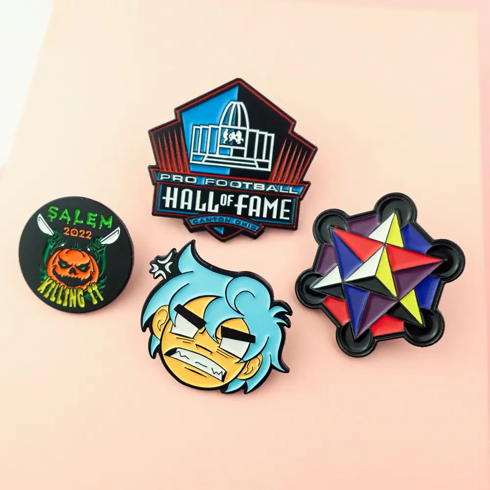 Personalised Made Metal Clothing Pin Badge Custom Hard Soft Cute Anime Label Enamel Pins For Hats