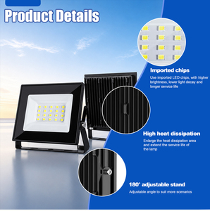 Wholesale Price China Manufacturer 3000/4000/6000K IP65 Die-cast Aluminum Outdoor LED <b>Flood</b> <b>Lights</b> for Garden - Product Image 1