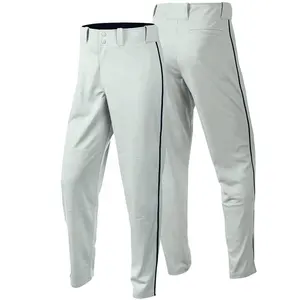 OEM Plain Professional Fat Man Baseball Jersey Jogging Pants Team Workout Pantalones de béisbol