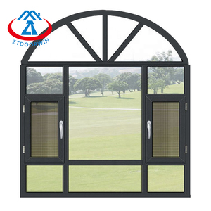Zhtdoors phổ biến nhất Sản phẩm mới ra nước ngoài mở Pháp Châu Âu cửa sổ cong cửa sổ Series cho nhà 60x80 - Product Image 3