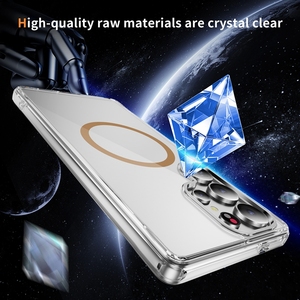 <span class=keywords><strong>Funda</strong></span> magnética para celular <span class=keywords><strong>Samsung</strong></span> <span class=keywords><strong>Galaxy</strong></span> <span class=keywords><strong>Note</strong></span> <span class=keywords><strong>20</strong></span> 5G, transparente, placa compuesta de 2.0 mm de grosor + TPU, a prueba de golpes. - Product Image 2