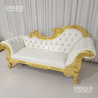 Hochzeitsbühnen-Kronensofa London Stilvoller Hochzeitszeremonie-Königsthron/Sofa Modernes Luxus-Hochzeits-Kronensofa/Couch