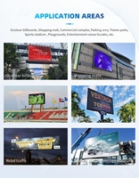 Écran d'affichage LED publicitaire extérieur fixe 3D à vision directe P6.67 6.6mm P8 960x960mm étanche ultra-fin HD 6000cd