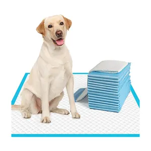Bantalan kencing mode latihan toilet anjing dengan latihan hewan peliharaan anti bocor dan bantalan anak anjing