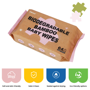 Nouvelle arrivée de lingettes pour bébé à l'eau pure Lingettes humides en fibre de bambou biologique pour le nettoyage de bébé - Product Image 5