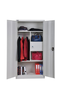 Armoire moderne à 2 portes avec penderie et coffre-fort métallique haute sécurité pour usage professionnel, personnel et hôtelier, idéal pour centres commerciaux et gymnases - Product Image 6
