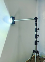 Luz LED Industrial Portátil para Nivelación de Paredes con Soporte de Asa, Herramienta Auxiliar de Lijado y Lámpara de Revelado para Pintor