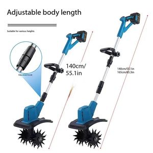 Mini motoculteur électrique sans fil, cultivateur agricole à batterie, outil de jardinage, déchaumeur de sol au lithium-ion, fibre de verre - Product Image 3