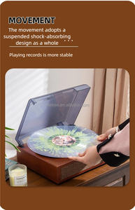 Tornamesa portátil Plato Cubierta Acrilica <span class=keywords><strong>Para</strong></span> Tocadiscos Con Conectividad Bt Tocadiscos de vinilo - Product Image 2