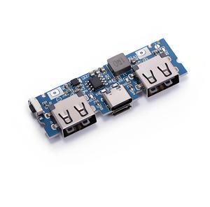 Type-C sạc cổng kép <span class=keywords><strong>USB</strong></span> ngân hàng điện Board tăng mô-đun 2.4A 5V quản lý điện năng DIY Bo mạch chủ trong kho - Product Image 5
