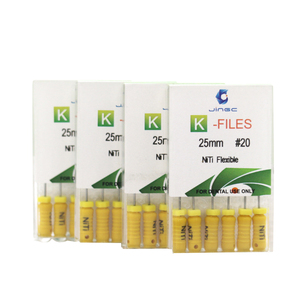 Limas endodónticas de acero NiTi tipo K, instrumentos endodónticos básicos para conductos radiculares - Product Image 1