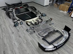 Kit de carrosserie de vente chaude pour Bentley Continental Gt Flying Spur mise à niveau voiture pare-chocs moteur capot jupe latérale garde-boue phare Bodykit - Product Image 5