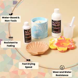 ورنيش أكريليك لامع صديق للبيئة لمواد الجيسمونايت والخرسانة والجبس، طلاء أكريليك صديق للبيئة بلمسة نهائية لامعة - Product Image 6