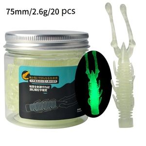 65mm, 6g, 75mm, 1.5g, en <span class=keywords><strong>bouteille</strong></span>, leurre souple, libellule, insectes, Reptile, pêche, vente en gros, leurres souples - Product Image 3