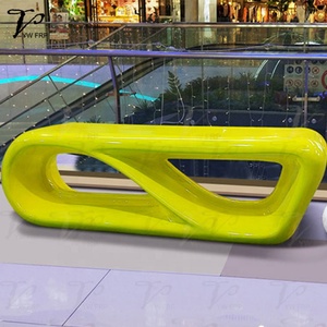 Siège de loisirs de centre commercial FRP personnalisé créatif extérieur chaise de mot de jour de jardin siège de repos de rue commerciale - Product Image 4