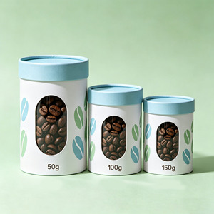 Tube en papier écologique personnalisé pour emballage de café, qualité alimentaire, recyclable pour le thé et les grains de café - Product Image 1