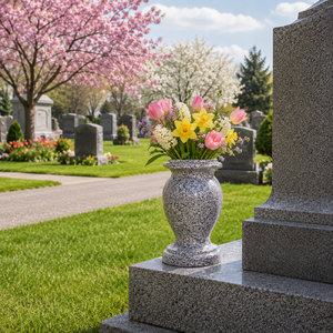 Vietnam Stone Urns and <b>Vases</b> for Cemetery Use Custom Design with Warranty and Bulk Supply - Product Image 4
