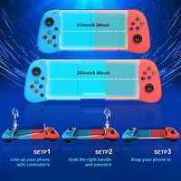 Control de Juego Móvil Inalámbrico Extensible con Diseño Patentado YLW para Android, iOS y Nintendo Switch J
