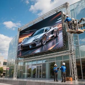 Jode แผงเช่าวิดีโอติดผนัง500x1000มม. P1.86 P3.91สีเต็มรูปแบบใช้กลางแจ้งสำหรับงานเวที - Product Image 1