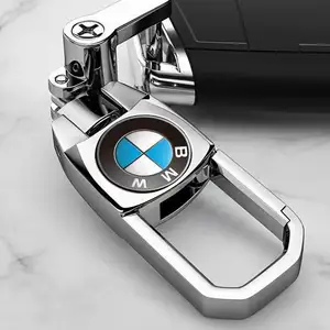 Брелок с логотипом, металлический брелок для ключей, простой шикарный подарок для автомобиля Mercedes BMW Toyota Volkswagen Buick Honda
