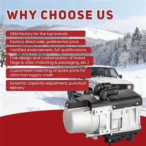 12V 5KW tự động đậu xe điều hòa sấy sơ bộ động cơ nhiên liệu nước nóng sưởi ấm 24V dừng nóng cho xăng & diesel - Product Image 4