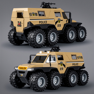 Di alta qualità <span class=keywords><strong>modellino</strong></span> di auto in <span class=keywords><strong>scala</strong></span> <span class=keywords><strong>1</strong></span>:<span class=keywords><strong>24</strong></span> 8WD fuoristrada giocattolo della polizia camion dei pompieri giocattoli per auto con illuminazione - Product Image 6