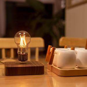 Lámpara LED de pie para interior, iluminación moderna de decoración artística de sala de estar, mesita de noche, Bombilla flotante de levitación magnética, luz nocturna - Product Image 4