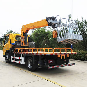 <span class=keywords><strong>Grue</strong></span> montée sur camion 6,3T, vérin <span class=keywords><strong>hydraulique</strong></span>, maniable en espaces étroits, 15m pour usage en entrepôt et <span class=keywords><strong>atelier</strong></span> - Product Image 1