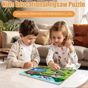Giáo dục Giao thông vận tải câu đố cho trẻ em và trẻ em bằng gỗ <span class=keywords><strong>3D</strong></span> tùy chỉnh ghép hình câu đố cảm giác trò chơi học tập gốc đồ chơi - Product Image 4
