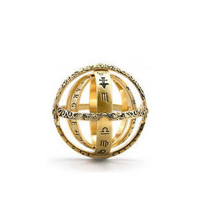 Bague à boule d'<span class=keywords><strong>astro</strong></span> JZ004-41, collier de <span class=keywords><strong>couple</strong></span> créatif, sphère multicouche, univers rétro allemand - Product Image 6