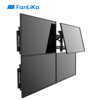 Video Wall LCD sin Bordes de 55 Pulgadas, Pantalla Táctil con Marco Ultra Delgado de 3.5mm, Video Wall de Empalme 2x3 3x3 para Anuncios en Centros Comerciales
