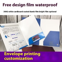 Brochure personnalisée A4 à couverture rigide avec design de proposition sur une page dorée, papier couché, plastification, dossier de présentation