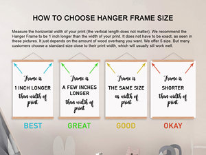 Bán buôn Gỗ Tếch từ Áp phích treo khung biểu tượng tùy chỉnh khung ảnh vải bằng gỗ cáng thanh để sử dụng nhà - Product Image 6