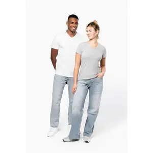 K3014 v-neck T-<b>shirt</b> custom merchandising - Product Image 2