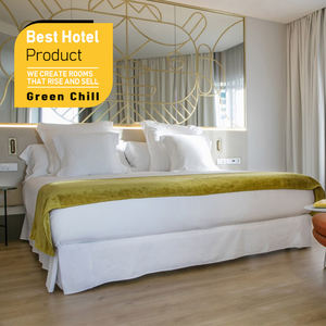 Muebles de interior de hotel de diseño ecléctico, juego de dormitorio moderno de madera para hoteles comerciales, villas y apartamentos. - Product Image 1