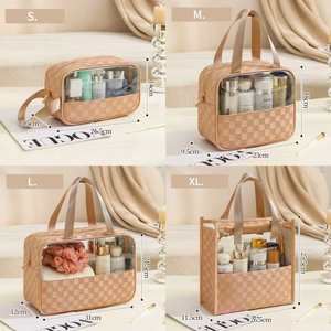Wholesale Custom Large Capacity <b>Clear</b> Fashion PVC Cosmetic <b>Bag</b> for Makeup Travel <b>Toiletry</b> Storage - Product Image 3