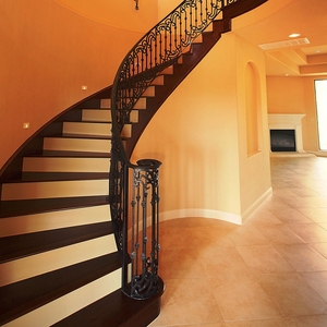 Rambarde d'escalier classique en fer forgé, <span class=keywords><strong>balustrade</strong></span> pour balancier, vente en gros, <span class=keywords><strong>pas</strong></span> <span class=keywords><strong>cher</strong></span>, - Product Image 6