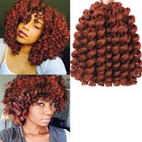 Dreadlocks Sintetici Pre-Torciti per Crochet, Fibra Resistente alle Alte Temperature, 8 Pollici, 80g, 20 Fili, Trama Singola, Novità