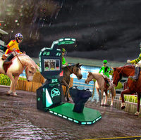 Manège de réalité virtuelle à cheval pour parc d'attractions, simulateur de conduite, jeux d'arcade de réalité virtuelle 9dvr