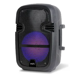 Active Portable Speakers box DJ System Outdoor/Indoor Karaoke sets FM+TWS+Stand+Mic bocina parlante LED Light Speaker