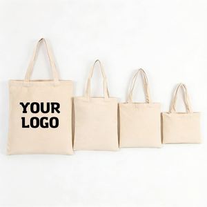 Bolsa Tote de Color Sólido Personalizable, Bolsa de Hombro de Lona, Bolsa de Lona Personalizada Lisa - Product Image 1
