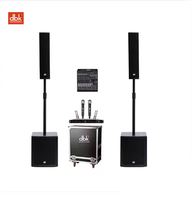 Système Sonore DBK 4 Colonnes Pro 12 Pouces, Caisson de Basses Amplifié, Système de Sonorisation Actif pour Concerts et Événements