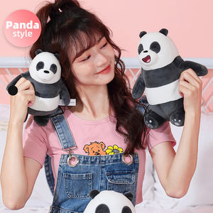 Notre ours nu en <span class=keywords><strong>peluche</strong></span> mignon oreiller poupée soulagement du Stress Super doux en <span class=keywords><strong>peluche</strong></span> pour princesse cadeau ornements en gros nous ours nus - Product Image 2