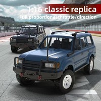 Voiture RC WPL D54 LC80 4x4 tout-terrain télécommandée à proportionnalité totale, modèle de drift de simulation 1:16 de qualité hobby, jouet pour adulte et garçon, cadeau, Nouveauté 2026