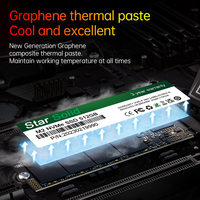 قرص صلب SSD M2 NVMe 2280 بسعات 128 جيجابايت و256 جيجابايت و512 جيجابايت و1 تيرابايت للكمبيوتر المحمول من المصنع