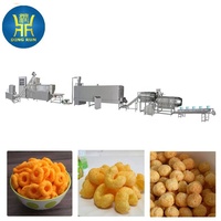 Nouvelle ligne de production et de transformation automatique de snacks soufflés à double vis pour maïs, riz et autres céréales