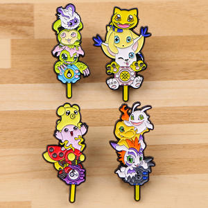 2026 Yeni Özelleştirme Benzersiz Tasarım Anime Emaye Broş Rozeti Metal Yaka İğnesi - Product Image 5